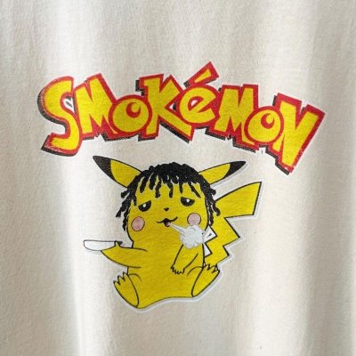 画像2: 00s SMOKE'MON MARIJUANA PARODY TEE SHIRT