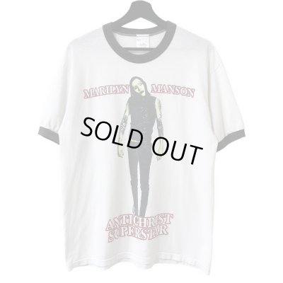 画像1: 90s USA製 MARILYN MANSON RINGER TEE SHIRT