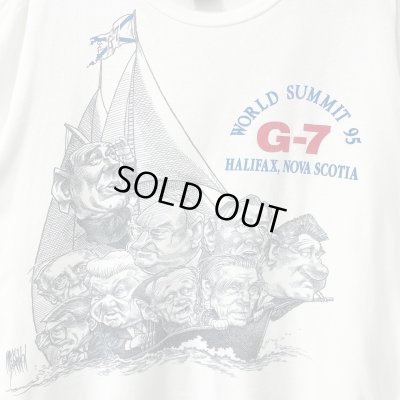 画像3: 90s カナダ製　G-7 SUMMIT ART TEE SHIRT