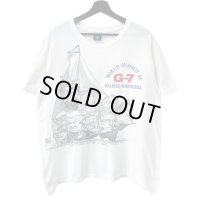 90s カナダ製　G-7 SUMMIT ART TEE SHIRT