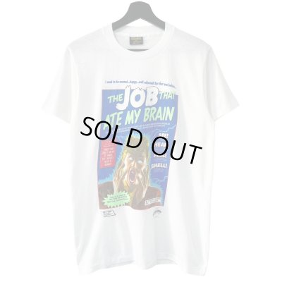 画像1: 90s USA製 FUN-O-RAMA THE JOB THAT ATE MY BRAIN ART TEE SHIRT