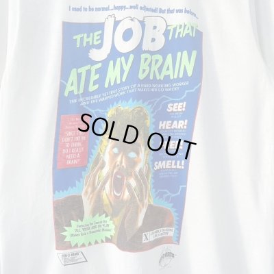 画像2: 90s USA製 FUN-O-RAMA THE JOB THAT ATE MY BRAIN ART TEE SHIRT