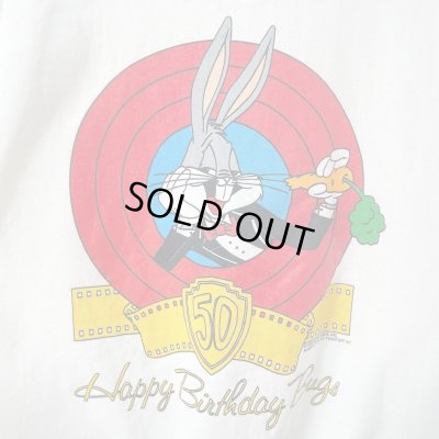 画像2: 90s USA製　LOONEY TUNES BUGS BUNNY 50th anniversary SWEAT SHIRT