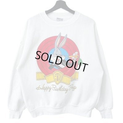 画像1: 90s USA製　LOONEY TUNES BUGS BUNNY 50th anniversary SWEAT SHIRT