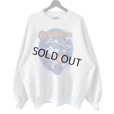 画像1: 90s USA製　DISNEY TOMORROWLAND SWEAT SHIRT
