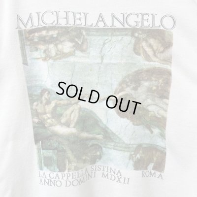 画像2: 90s イタリア製 MICHELANGELO ART SWEAT SHIRT