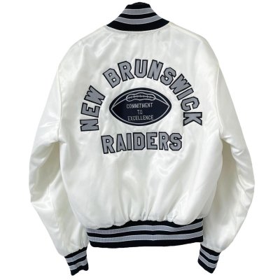 画像2: 90s USA製 NEW BRUNSWICK RAIDERS STUDIUM JACKET