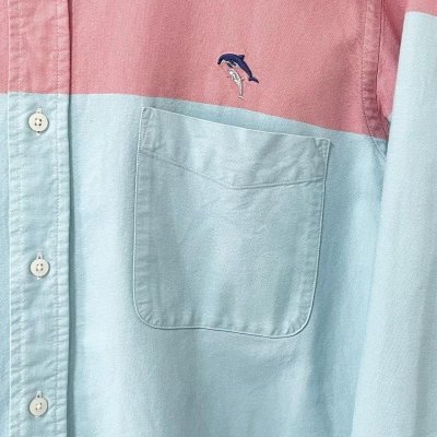 画像3: 00s LAND'S END MULCH COLOR L/S SHIRT