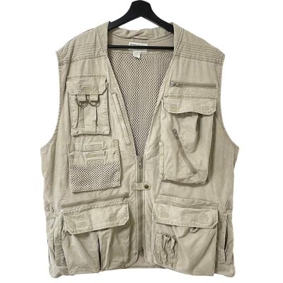 画像1: 90s BANANA REPUBLIC FISHING VEST 