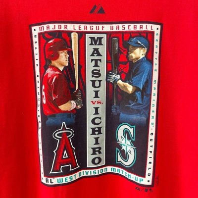 画像2: 2010s MAJESTIC MATSUI vs ICHIRO MEMORIAL GAME TEE SHIRT