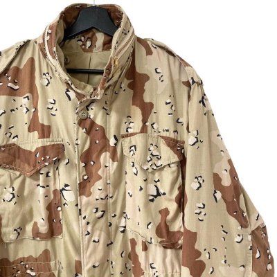 画像2: 80s USA製 US ARMY "CHOCOLATE CHIP CAMO" M-65 FIELD JACKET