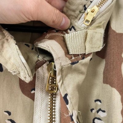 画像3: 80s USA製 US ARMY "CHOCOLATE CHIP CAMO" M-65 FIELD JACKET