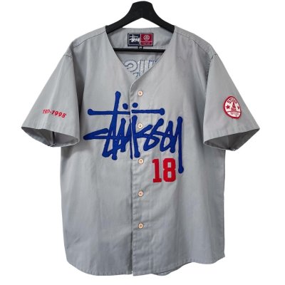 画像1: 90s OLD STUSSY BASEBALL SHIRT