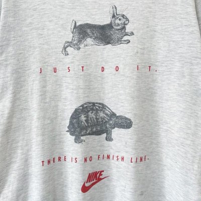 画像2: 90s USA製 NIKE うさぎと亀 TEE SHIRT