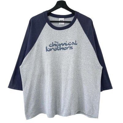 画像1: 00s THE CHEMICAL BROTHERS RAGLAN BAND TEE SHIRT