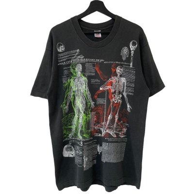 画像1: 90s USA製 ANATOMY TEE SHIRT