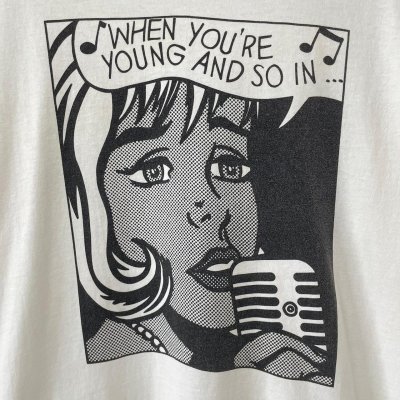 画像2: 90s USA製 ROY LICHTENSTEIN SLEEP WALK ART TEE SHIRT