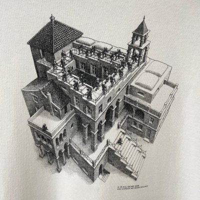 画像2: 90s USA製 MC ESCHER ART TEE SHIRT