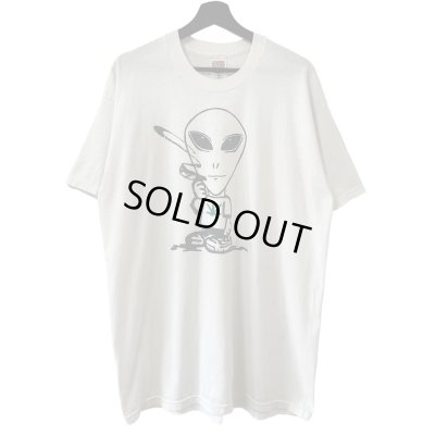 画像1: 90s ALIEN MARIJUANA ART TEE SHIRT