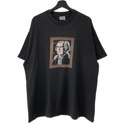 画像1: 90s USA製 ROY LICHTENSTEIN GEORGE WASHINGTON ART TEE SHIRT