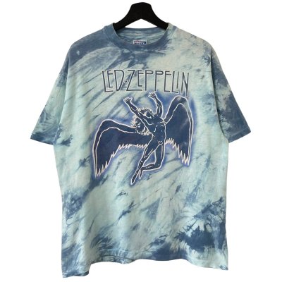 画像1: 80s~90s USA製 LED ZEPPELIN TIE DYE TEE SHIRT