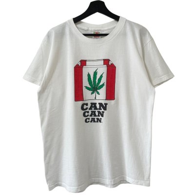 画像1: 90s MARIJUANA ART TEE SHIRT