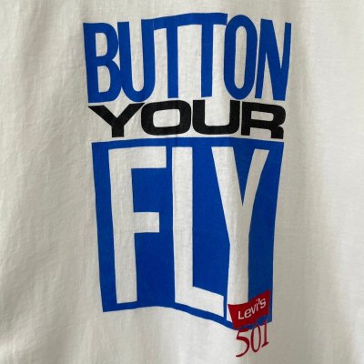 画像2: 90s USA製 LEVI’S BUTTON YOUR FLY TEE SHIRT