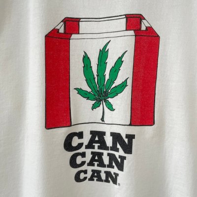 画像2: 90s MARIJUANA ART TEE SHIRT