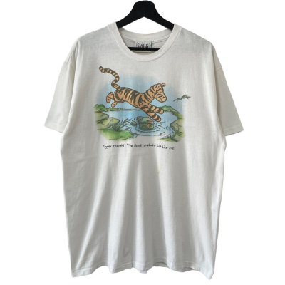 画像1: 90s USA製 CLASSIC POOH TIGER TEE SHIRT