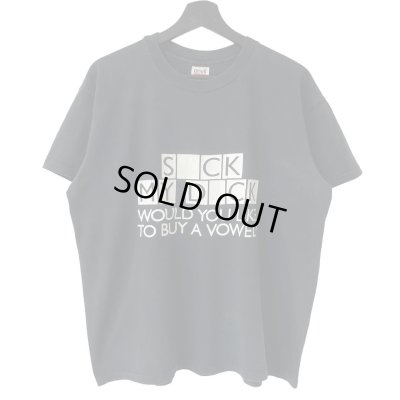 画像1: 90s USA製 SUCK MY DICK CROSSWORD TEE SHIRT