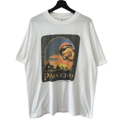 画像1: 90s USA製 PINOCCHIO MOVIE TEE SHIRT