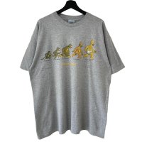 90s USA製 THE SIMPSONS 人類の進化過程 TEE SHIRT