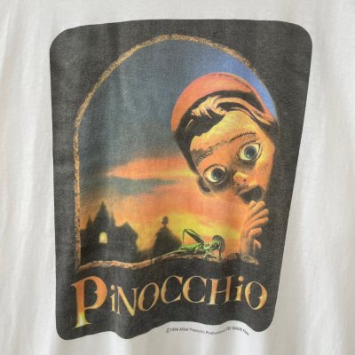 画像2: 90s USA製 PINOCCHIO MOVIE TEE SHIRT