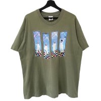 90s USA製 SESAME STREET SATURDAY NIGHT FEVER PARODY TEE SHIRT