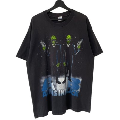 画像1: 90s USA製 ALIEN MEN IN BLACK PARODY TEE SHIRT