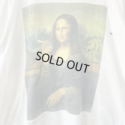 画像2: 90s MONA LISA PARODY “MONA REEFA” ART TEE SHIRT