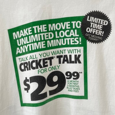 画像4: 90s CRICKET WIRELESS TEE SHIRT