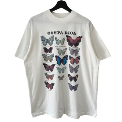 画像1: 90s BUTTERFLY INCECT TEE SHIRT