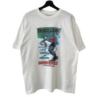 90s USA製 BANANA REPUBLIC SAFARI&TRAVEL SKI TEE SHIRT