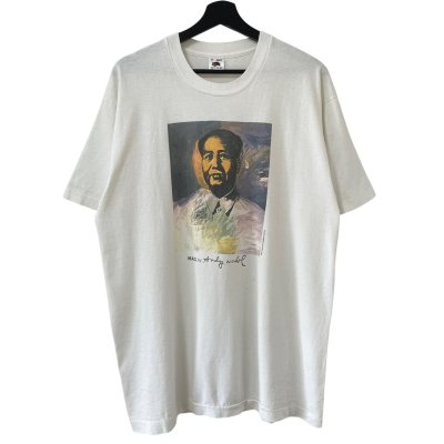 画像1: 90s USA製 ANDY WARHOL MAO TEE SHIRT