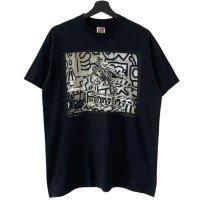 90s USA製 ANNIE LEIBOVITZ KEITH HARING PHOTO TEE SHIRT