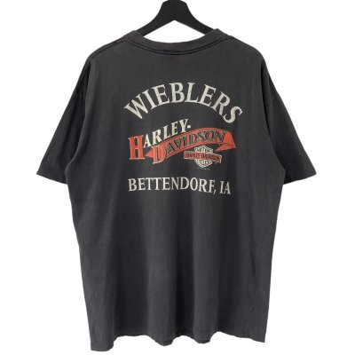 画像2: 90s USA製 HARLEY DAVIDSON BAR&SHIELD FLAME TEE SHIRT