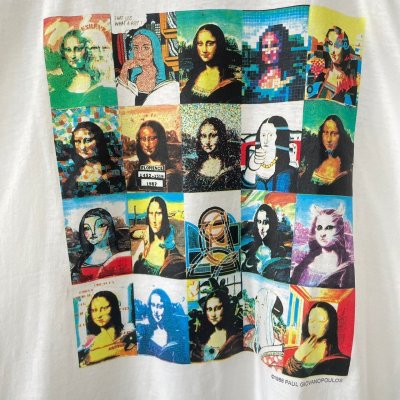 画像2: 90s PAUL GIOVANOPOULOS MONA LISA TEE SHIRT