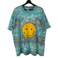 90s USA製 HIGH SMILEY FACE TEE SHIRT