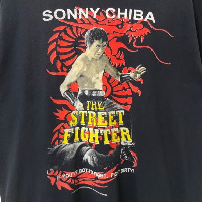 画像2: 90s USA製 MOSQUITOHEAD 千葉真一 THE STREET FIGHTER TEE SHIRT