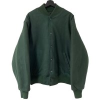 90s USA製 LIME SPORTWEAR ALL MELTON VARSITY JACKET