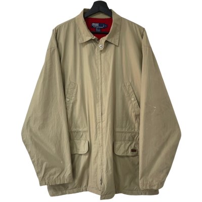 画像1: 90s RALPH LAUREN LONG DRIZZLER JACKET