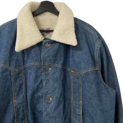 画像2: 70s USA製 LEE STORM RIDER DENIM BOA JACKET