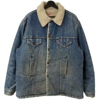 70s USA製 LEVI'S BOA DENIM LONG JACKET