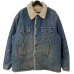 画像1: 70s USA製 LEVI'S BOA DENIM LONG JACKET (1)